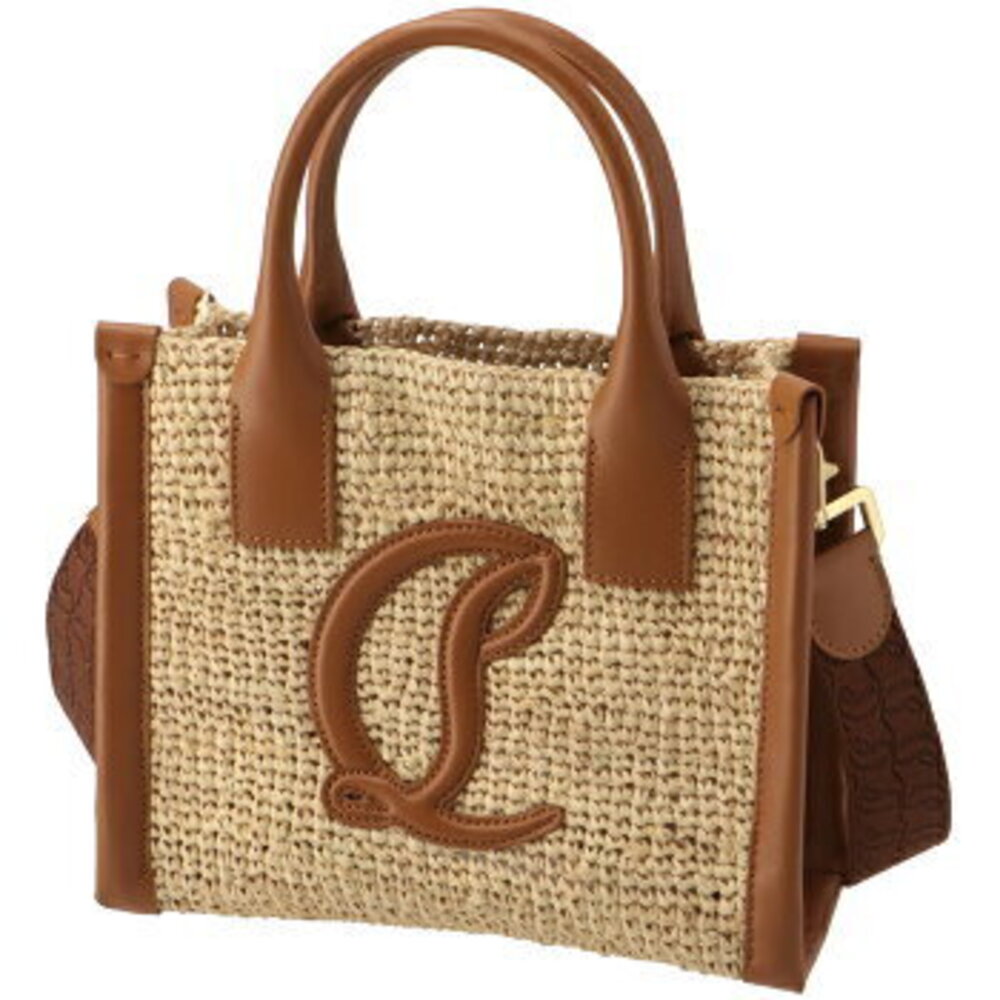 Christian Louboutin Basket Bag BY MY SIDE Logo Shoulder Crossbody - Picture 2 of 7